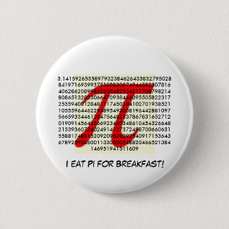 Badge Rond 5 Cm Le bouton de pi