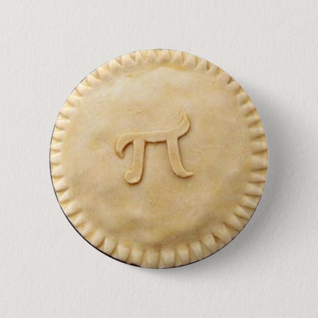 Badge Rond 5 Cm Le bouton de tarte de pi (Devant)