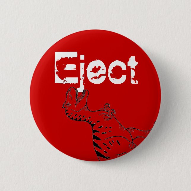 Badge Rond 5 Cm Le bouton d'éjection (Devant)