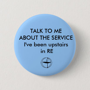 Badge Rond 5 Cm Le bouton des professeurs RE
