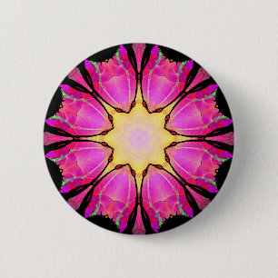 Badge Rond 5 Cm Le bouton d'étoile