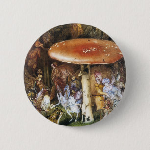 Badge Rond 5 Cm Le bouton d'intrus par l'aster Fitzgerald de John