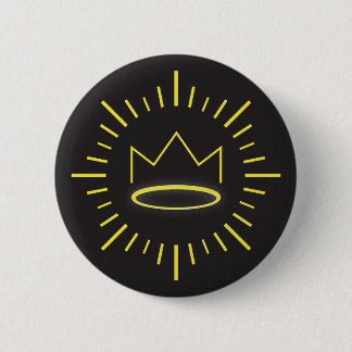 Badge Rond 5 Cm Le bouton juste de roi