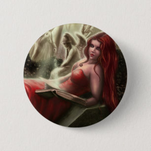Badge Rond 5 Cm Le bouton pleurant d'anges