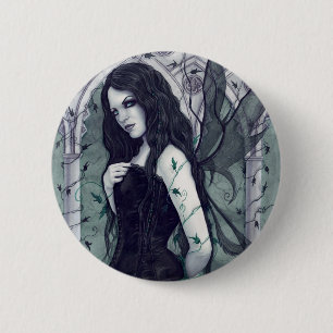 Badge Rond 5 Cm Le bouton secret de temple