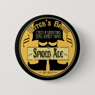 Badge Rond 5 Cm Le Brew de la sorcière