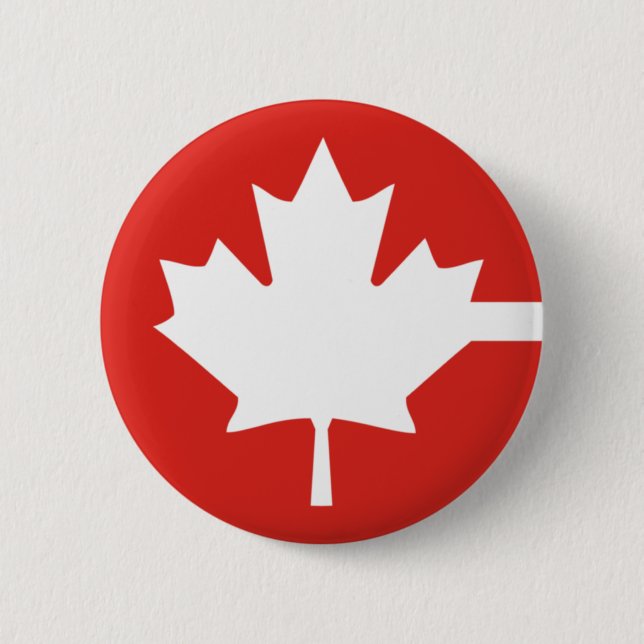 Badge Rond 5 Cm Le Canada (Devant)