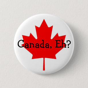Badge Rond 5 Cm Le Canada, hein ? bouton