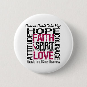 Badge Rond 5 Cm Le Cancer ne peut pas prendre mon cancer de la