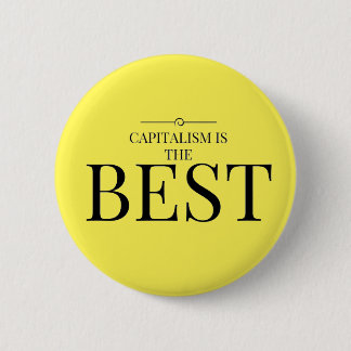 Badge Rond 5 Cm Le capitalisme est le meilleur