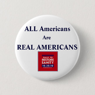 Badge Rond 5 Cm Le carré de rassemblement, TOUS LES Américains