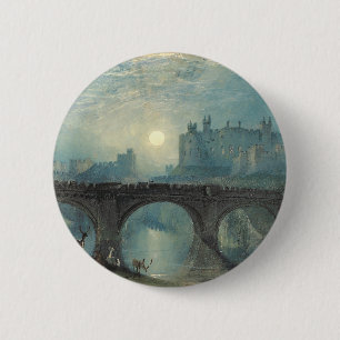 Badge Rond 5 Cm Le château William Turner Alnwick