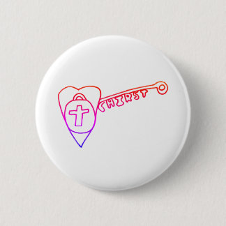 Badge Rond 5 Cm Le Christ est le principal insigne rond