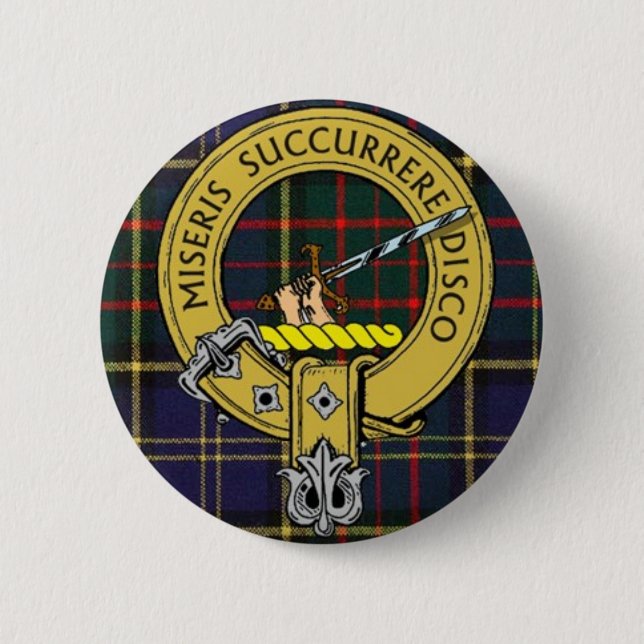 Badge Rond 5 Cm Le clan de MacMillan se boutonnent (Devant)