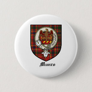 Badge Rond 5 Cm Le clan de Munro Crest le tartan d'insigne