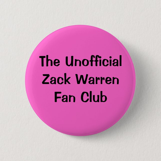 Badge Rond 5 Cm Le club de fan officieux de terriers de Zack (Devant)