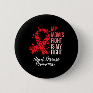 Badge Rond 5 Cm Le combat de maman est ma lutte Conscience des mal
