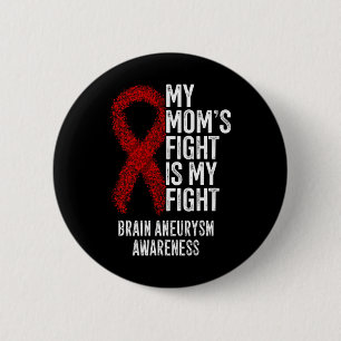 Badge Rond 5 Cm Le combat de maman est mon combat Sensibilisation