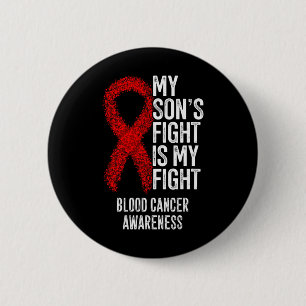 Badge Rond 5 Cm Le combat de mon fils est ma lutte contre le cance
