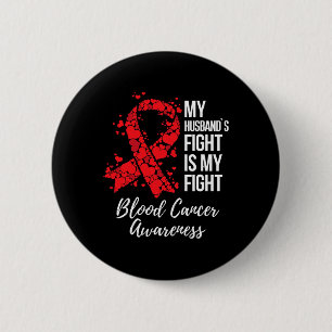 Badge Rond 5 Cm Le combat de mon mari est mon combat Sensibilisati