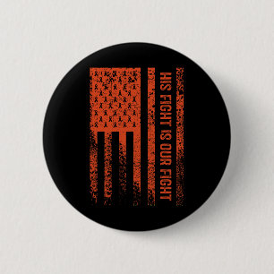 Badge Rond 5 Cm Le combat est notre lutte contre la leucémie