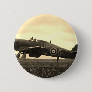 Badge Rond 5 Cm Le combattant brouillé pour décollent