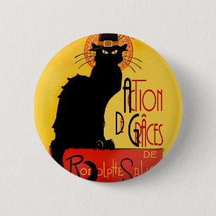 Badge Rond 5 Cm Le Conversation Noir - Action De Grâces