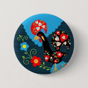 Badge Rond 5 Cm Le coq portugais