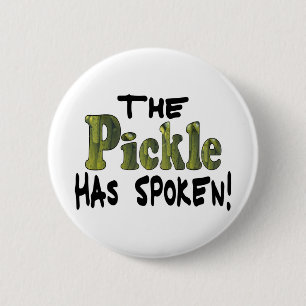 Badge Rond 5 Cm Le Cornichon Parlant