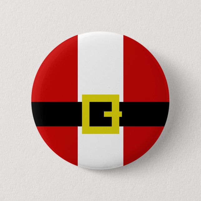 Badge Rond 5 Cm Le costume de Père Noël (Devant)