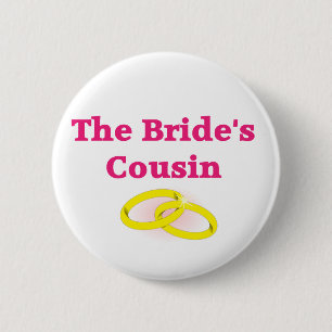 Badge Rond 5 Cm Le cousin de la mariée