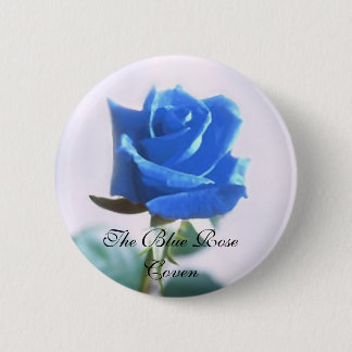 Badge Rond 5 Cm Le Coven bleu de rose