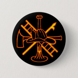 BADGE ROND 5 CM LE CREST DE SAPEURS-POMPIERS
