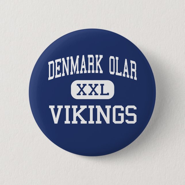 Badge Rond 5 Cm Le Danemark Olar - les Vikings - haut - le (Devant)