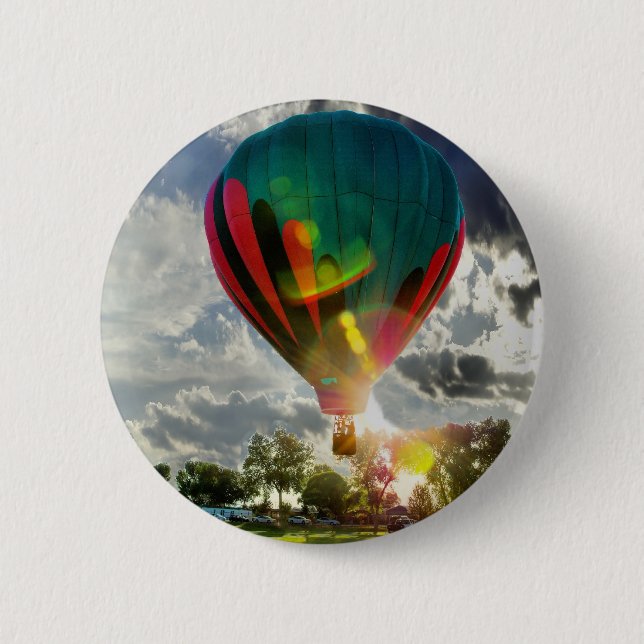 Badge Rond 5 Cm Le début de la matinée enlèvent (Devant)