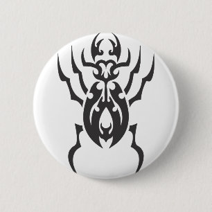 Badge Rond 5 Cm Le dendroctone tribal