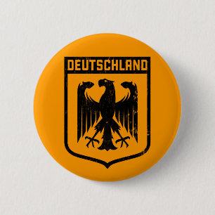 Badge Rond 5 Cm Le Deutschland Eagle - le manteau de l'Allemagne