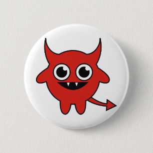 Badge Rond 5 Cm Le diable mignon