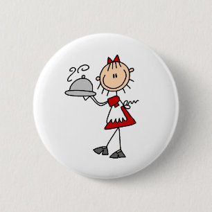 Badge Rond 5 Cm Le dîner est servi