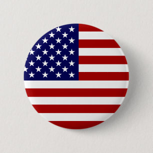 Badge Rond 5 Cm Le drapeau américain