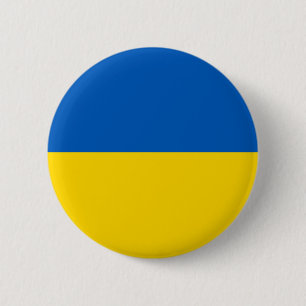 Badge Rond 5 Cm Le drapeau de l'Ukraine