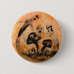 Badge Rond 5 Cm Le fantôme répand bouton