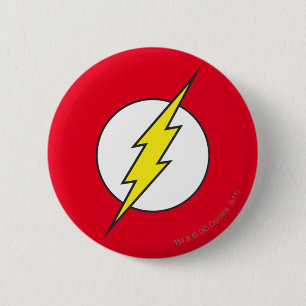 Badge Rond 5 Cm Le Flash  Éclair