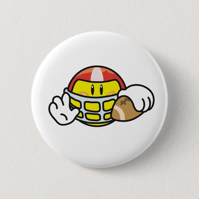 Badge Rond 5 Cm Le football (Devant)