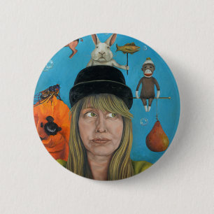 Badge Rond 5 Cm Le fou de peinture