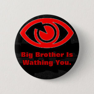 Badge Rond 5 Cm le frère vous observe. bouton