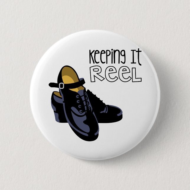 Badge Rond 5 Cm Le gardant bobine (Devant)