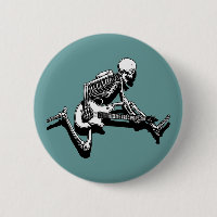 Le guitariste squelettique sautent