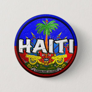 BADGE ROND 5 CM LE HAÏTI
