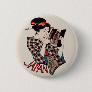 Badge Rond 5 Cm Le Japon 2011